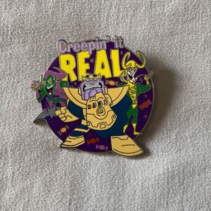 Creepin it real marvel villains pin